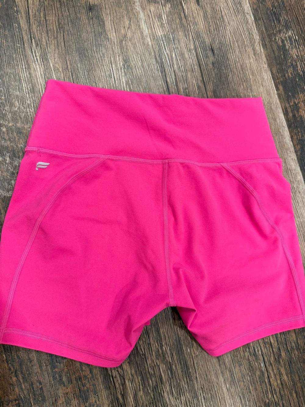 Fabletics Pink Biker Shorts - L